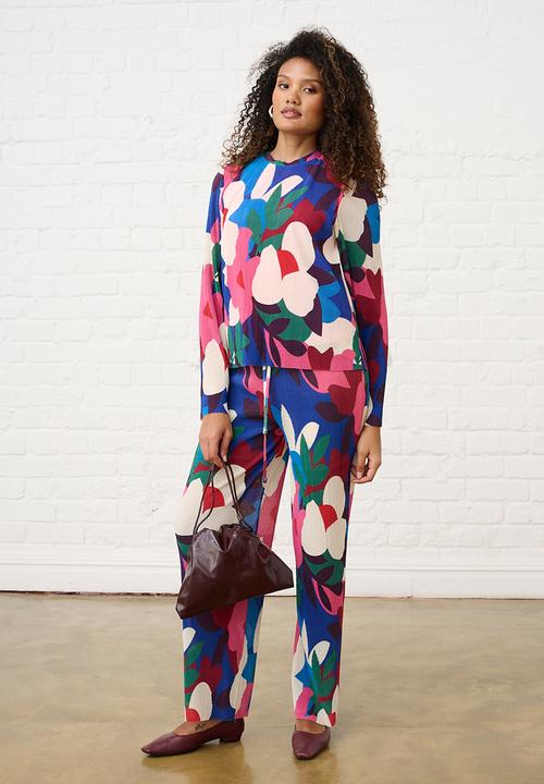 Me&B - Plisse Long sleeve - Bloom