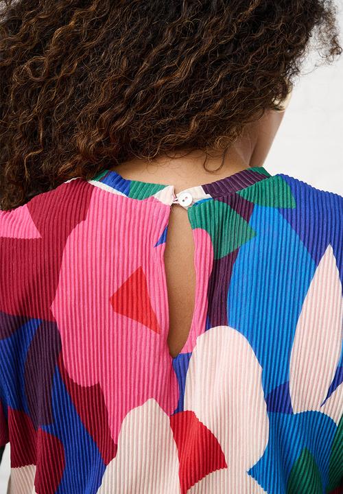 Me&B - Plisse Long sleeve - Bloom