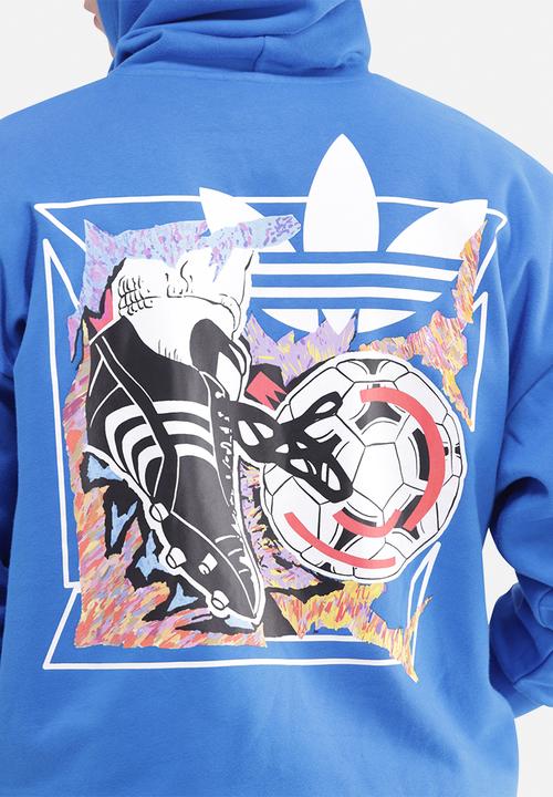 adidas Originals - ANIME Football Hoody - BLUEBIRD
