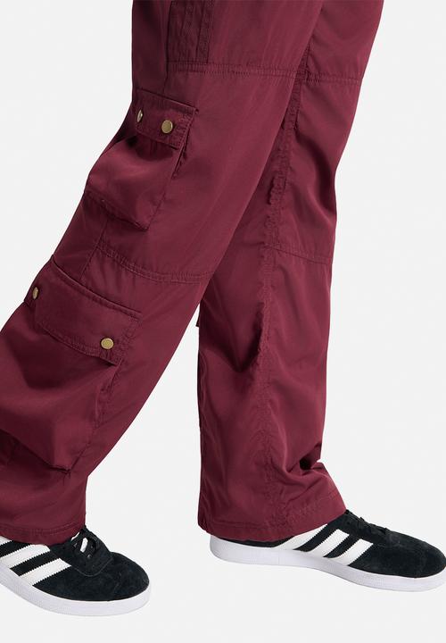 adidas Originals - Cargo Pants  - Maroon