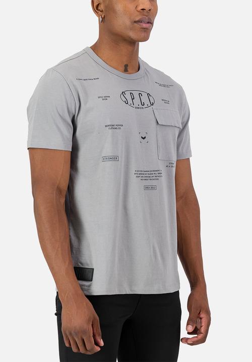 S.P.C.C - Zane Tee  - Mid Grey