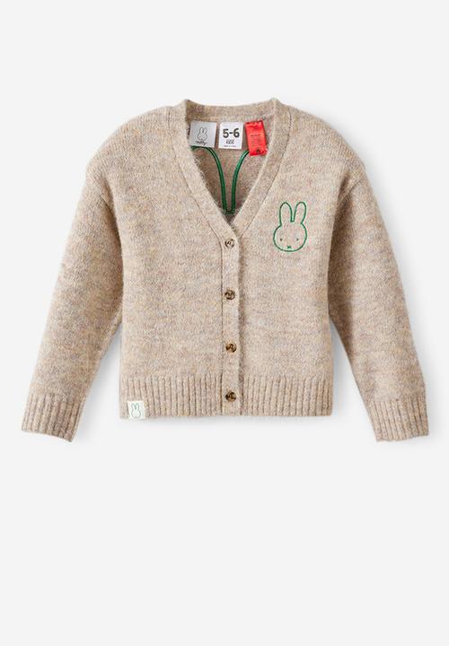 Cotton On - Sleep Knit Cardigan License - Lcn Mif Latte Cream/ Miffy Head