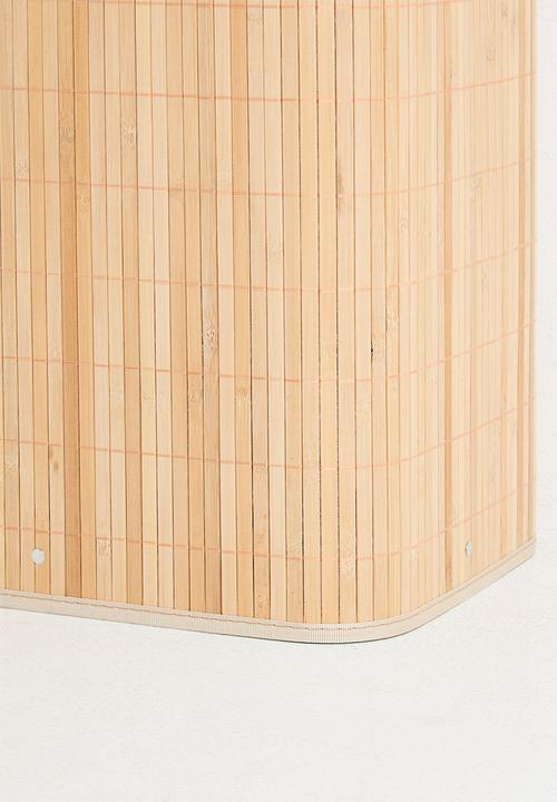 Bathroom Solutions - Bamboo laundry basket - neutral