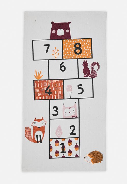 Forest Numbers Rug - multi