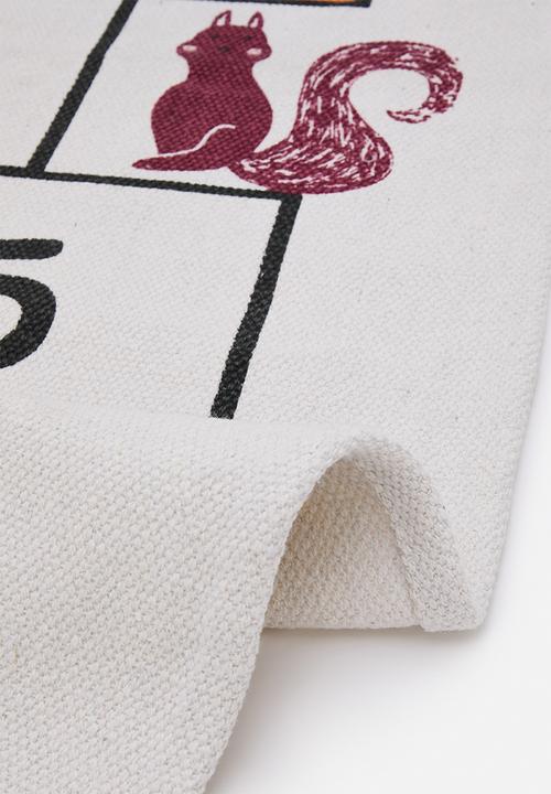 H&S - Forest Numbers Rug - multi