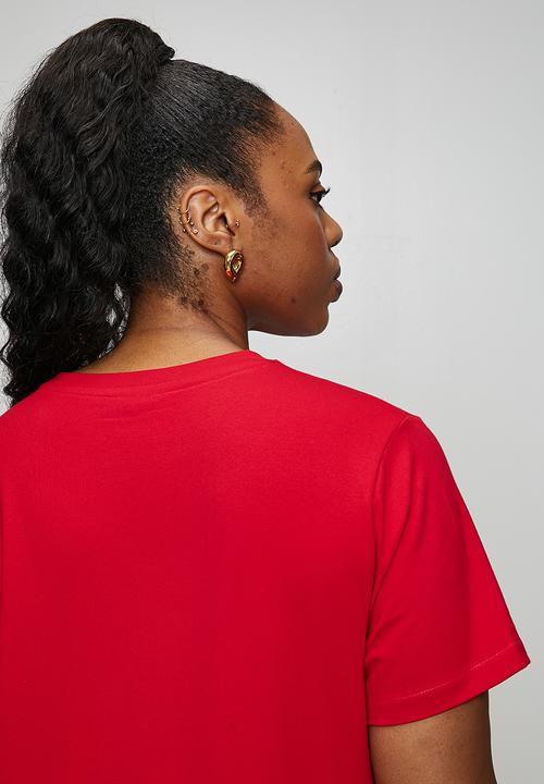 POLO - Plus wmn allie ss t-shirt - red
