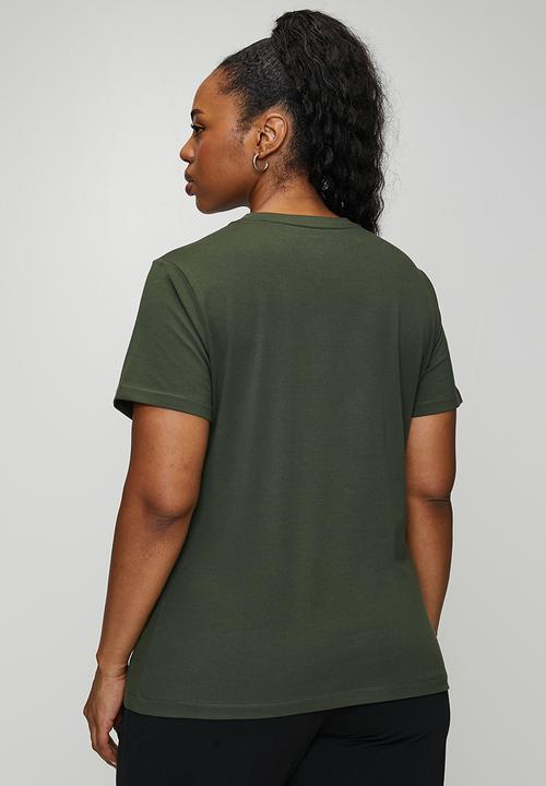 POLO - Plus wmn allie ss t-shirt - olive