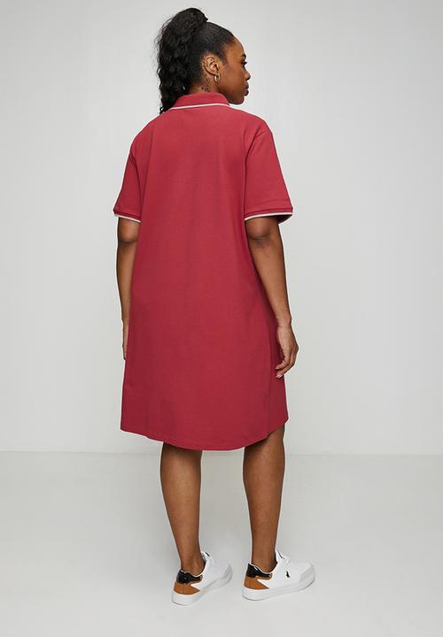 POLO - Plus wmn leah golfer dress - garnet
