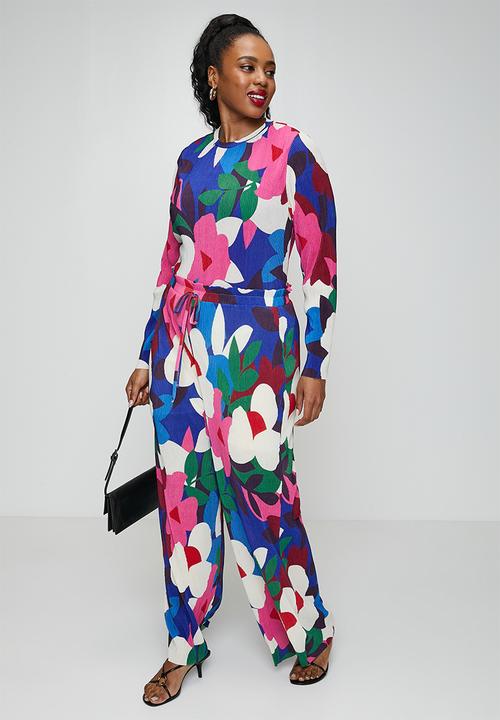 Me&B - Plus Plisse Longsleeve - Bloom