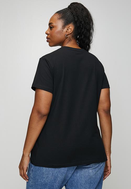 POLO - Plus wmn allie short sleeve T-shirt - black