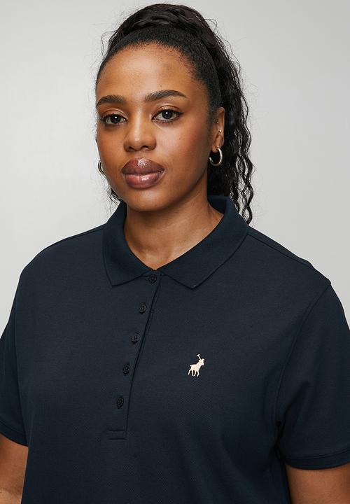 POLO - Plus wmn margot short sleeve golfer - navy