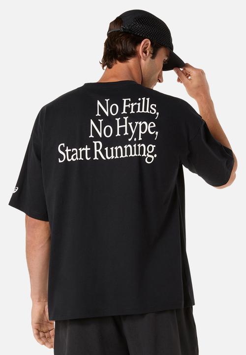 ASICS - Runner Message Graphic Relaxed Tee - Performance Black