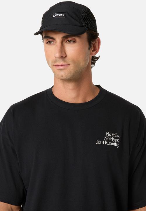 ASICS - Runner Message Graphic Relaxed Tee - Performance Black