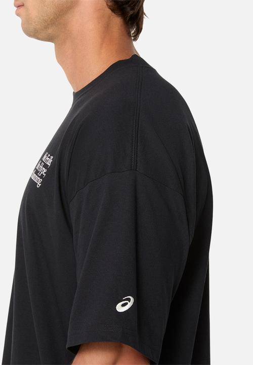ASICS - Runner Message Graphic Relaxed Tee - Performance Black