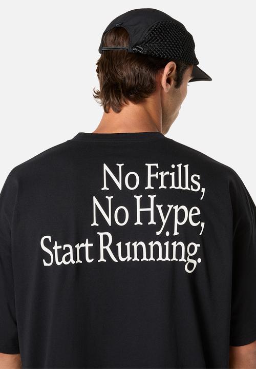 ASICS - Runner Message Graphic Relaxed Tee - Performance Black
