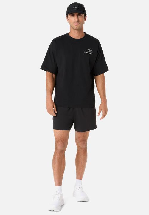 ASICS - Runner Message Graphic Relaxed Tee - Performance Black