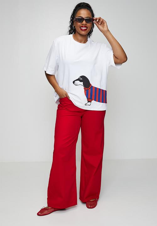 Me&B - Plus Statement Tee - Dog Print