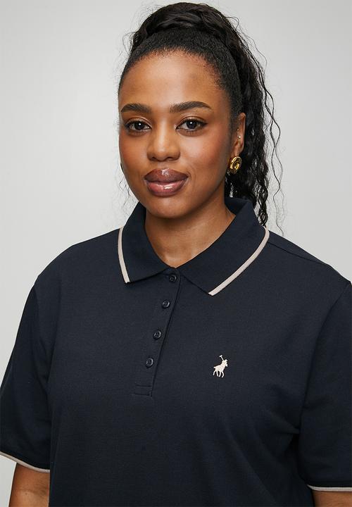 POLO - Plus wmn leah golfer dress - navy