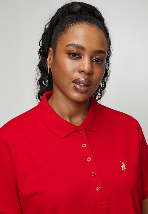 POLO - Plus wmn margot ss golfer - red