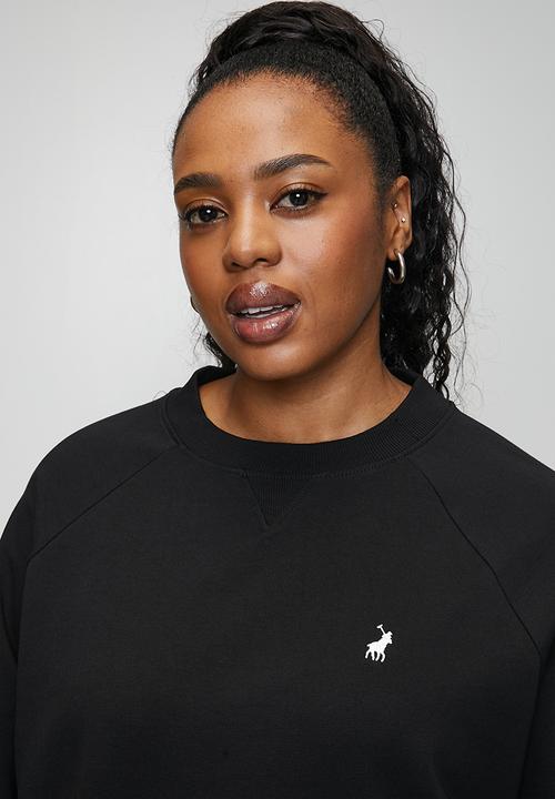 POLO - Plus wmn sophia ls track top - black