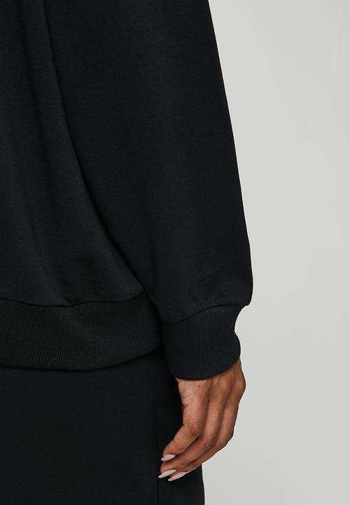 POLO - Plus wmn sophia ls track top - black