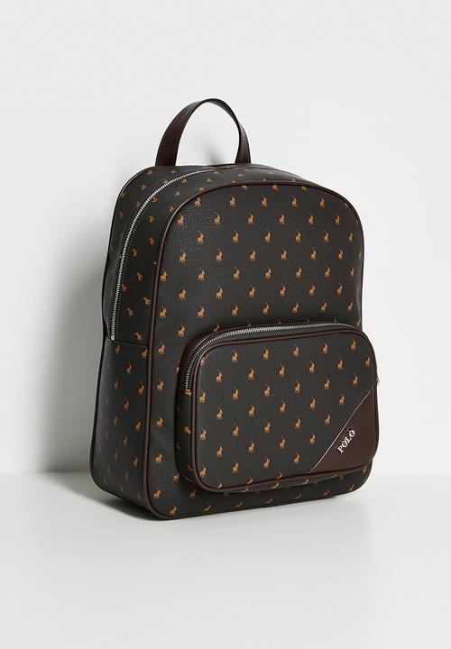 POLO - Signature Backpack Bag - Brown