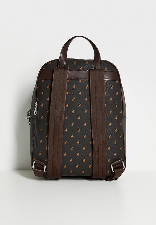 POLO - Signature Backpack Bag - Brown