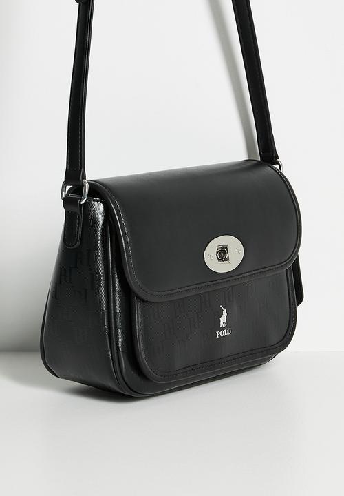 POLO - Rockford flap crossbody bag-black