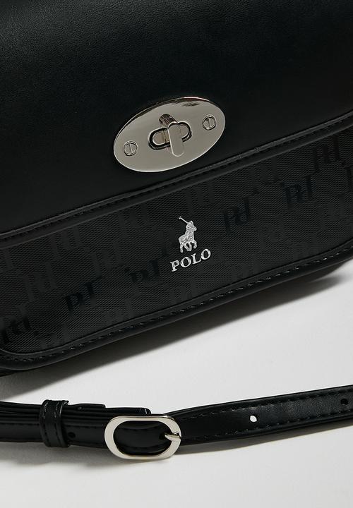 POLO - Rockford flap crossbody bag-black