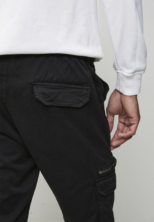 Brave Soul - Cotton Twill Pant - Black