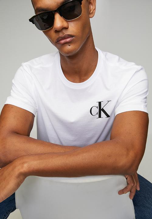 Calvin Klein - Short sleeve 30S Eu Left Chest Logo Tee - Bright White