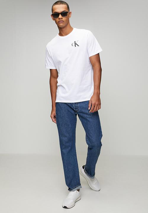 Calvin Klein - Short sleeve 30S Eu Left Chest Logo Tee - Bright White