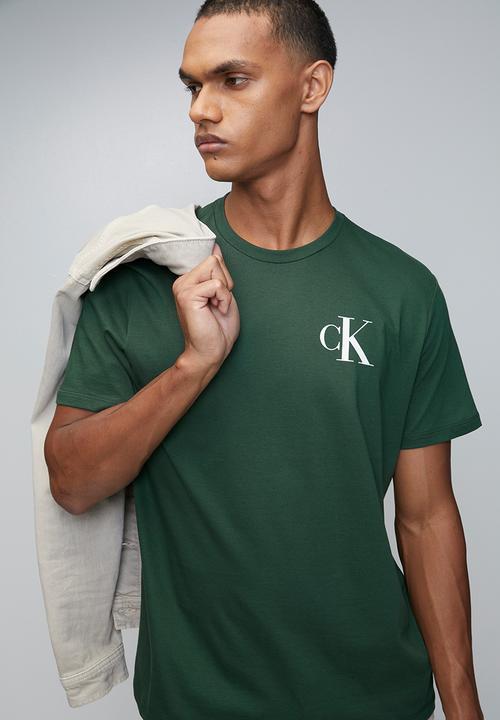 Calvin Klein - Ss 30S Eu Left Chest Logo Tee - Sycamore
