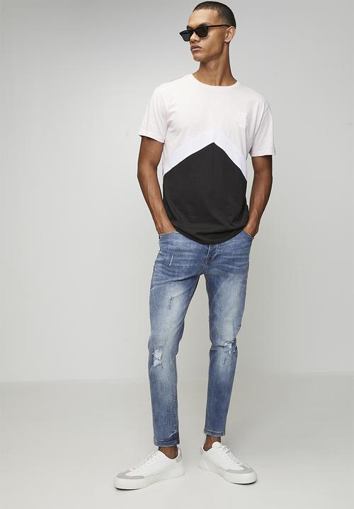 Brave Soul - Denim Skinny Fit Jean Long Length - Blue