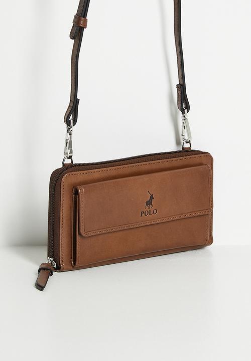 POLO - Alto Phone Sling Bag - Brown