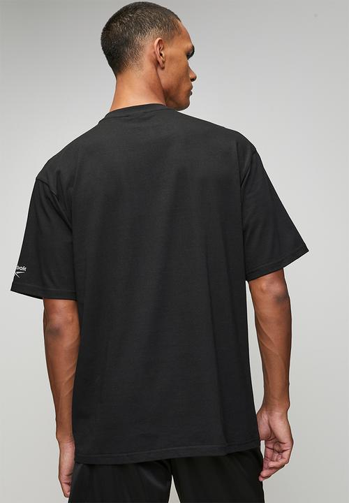 Reebok - CREST T-SHIRT - BLACK