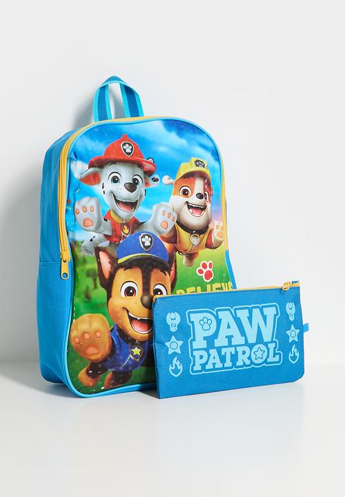 Pop Candy - Paw patrol believe it backpack & pencil bag - blue 