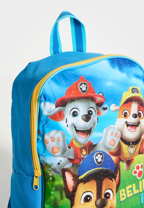 Pop Candy - Paw patrol believe it backpack & pencil bag - blue 