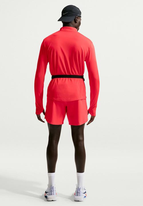 Nike - Pacer Dri-FIT 1/2-Zip Running Top - Light Crimson Red