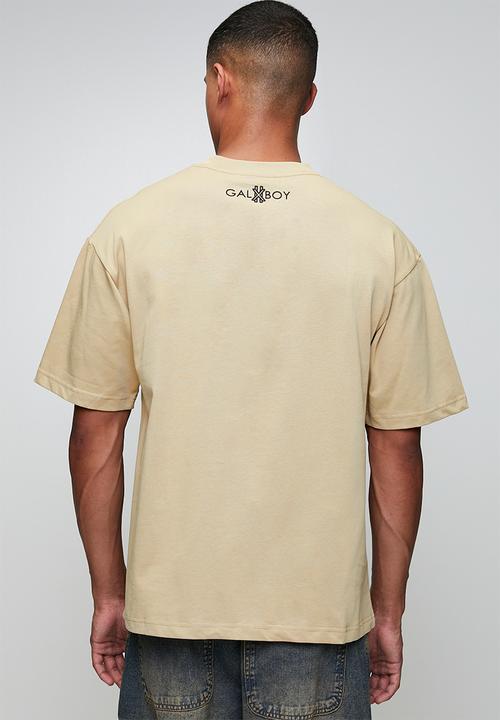 GALXBOY - ANGEL T-SHIRT  - BEIGE