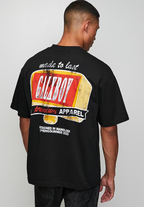 GALXBOY - DELUXE T-SHIRT  - BLACK