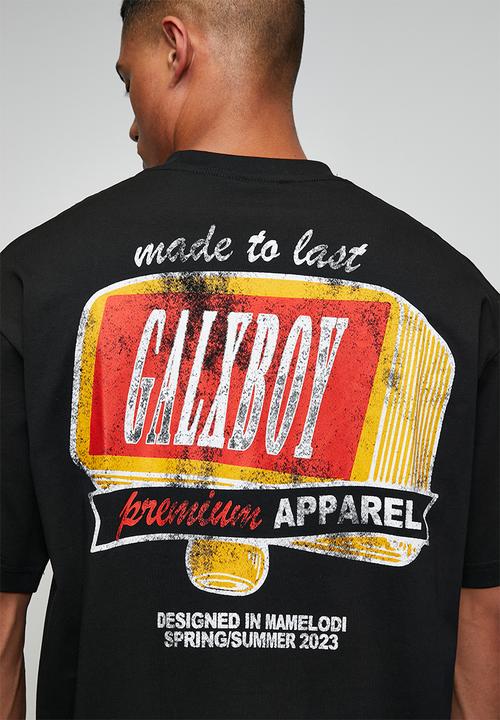 GALXBOY - DELUXE T-SHIRT  - BLACK