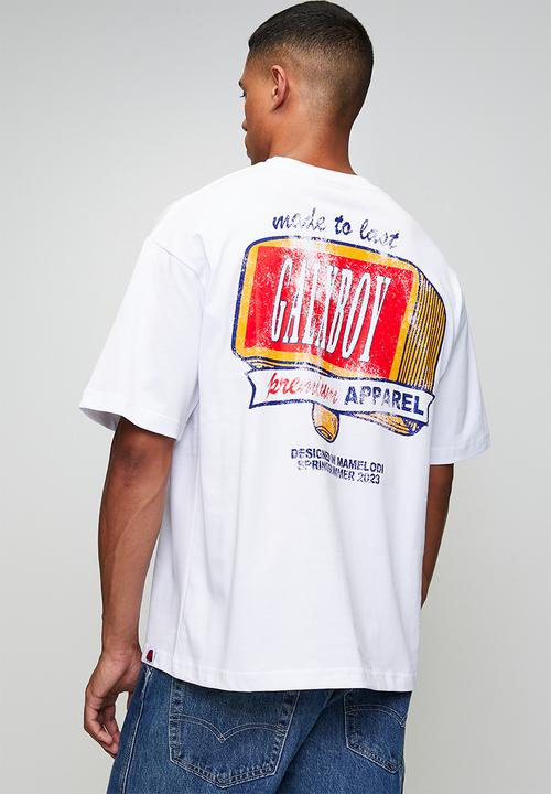 GALXBOY - DELUXE T-SHIRT  - WHITE