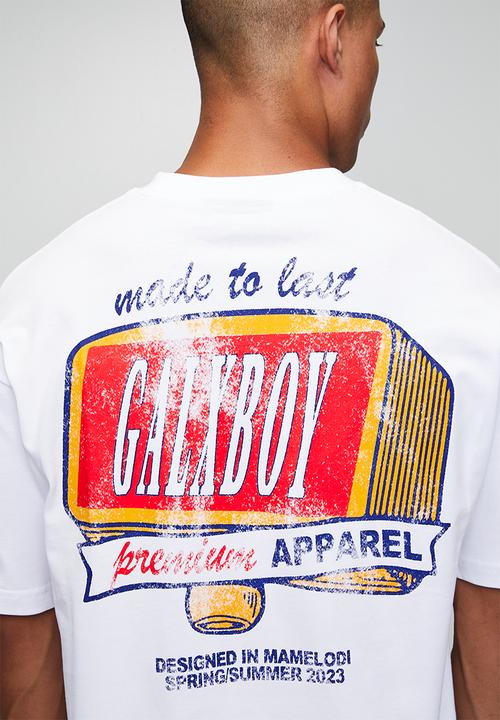 GALXBOY - DELUXE T-SHIRT  - WHITE