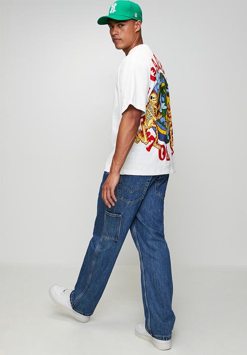 GALXBOY - WORLD PEACE T-SHIRT  - WHITE