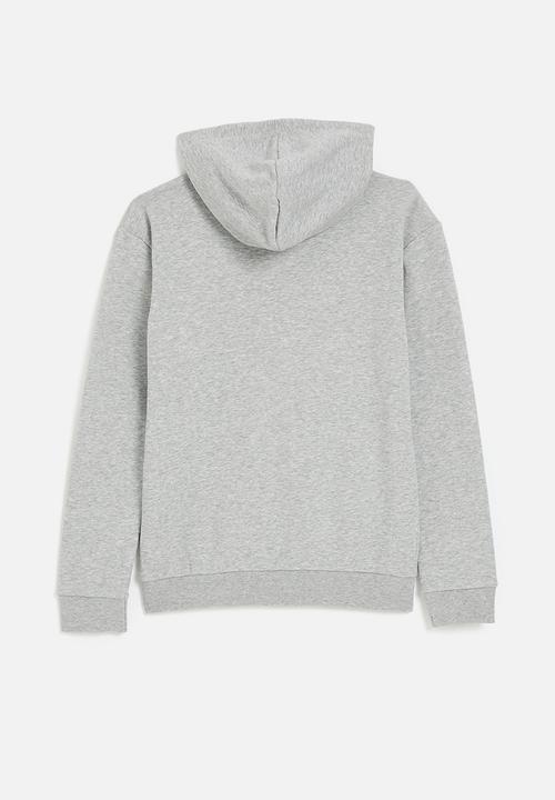 adidas Originals - Full Zip Hoodie Y S26 - Medium Grey Heather