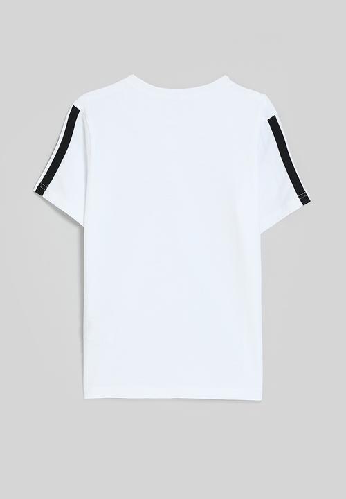 adidas Performance - J 3S Tee 160 S26 - White/Black