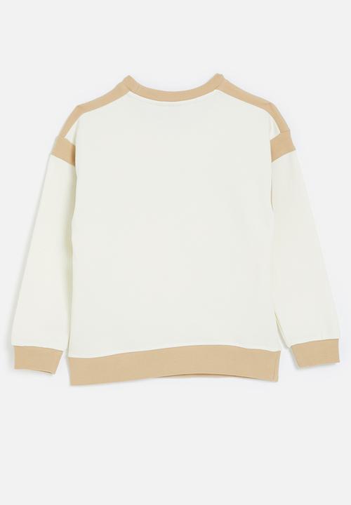 POLO - Hailey printed sweater - off white 