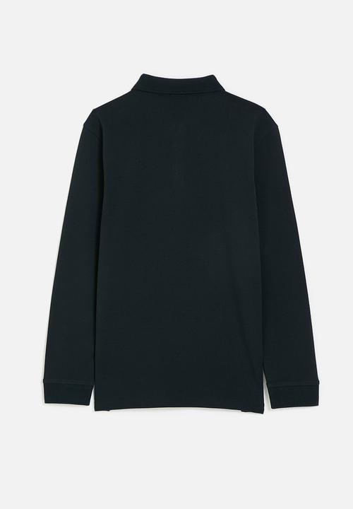 POLO - Boys rober long sleeve golfer - navy