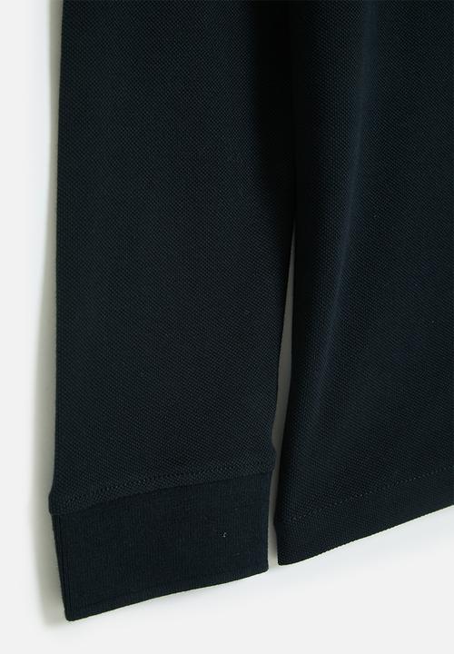 POLO - Boys rober long sleeve golfer - navy